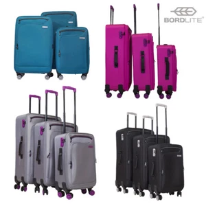 Bordlite Lightweight Soft 4x Spinner Wheels - Suitcase Luggage, Durable - Picture 1 of 40
