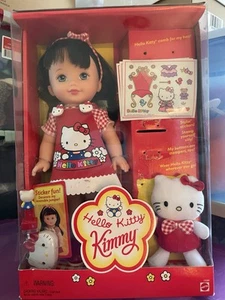 Hello Kitty Kimmy Doll Set with Stickers & Plush Toy BNIB - Picture 1 of 8