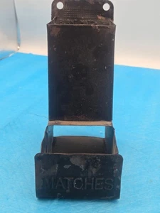 Antique Metal Match-Stick Holder Vintage Simple Primitive Look**52-6 - Picture 1 of 11