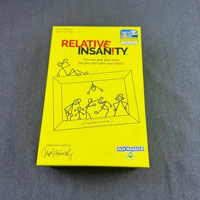 Relative Insanity Game by Jeff Foxworthy PlayMonster 4 to 12 Players - Image 1 of 3