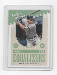 Aaron Judge 2019 Leather & Lumber Equalizers #EQ-17 w/sleeve - Picture 1 of 2