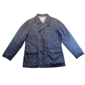 Brooks Brothers Red Fleece Double Breasted Men's XL Navy Lined Coat Jacket - Picture 1 of 12