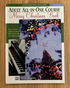 Erwachsene All in One Kurs Frohe Weihnachten Buch für Klavier Level One - Bild 1 von 2