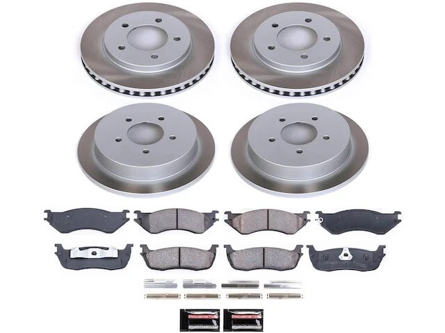 Front and Rear Brake Pad and Rotor Kit For 1998-2000 Lincoln Navigator MP477ZH - Изображение 1 из 1