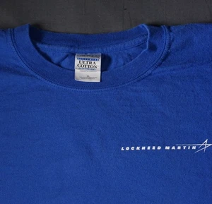 Camiseta Lockheed Martin Para Hombres XL Azul Voluntario Skunk Works Gráfica Camiseta Camiseta - Imagen 1 de 7