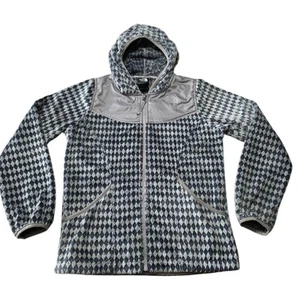The North Face Fleece Jacket Girls Large 12/14 Gray Full Zip  Jacket Hike Camp - Picture 1 of 6
