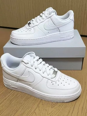 Brand New Nike Air Force 1 '07 Men's Low Top Classic Sneakers Shoes White/Black - Image 1 of 4