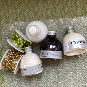 OASIS Floral Accessories Glitter Pearl x2; Vase; Dye Lavender; Glue;Pearls/wire - Picture 1 of 6