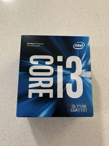 Intel Core I3 7100 CPU - LGA 1151 - Desktop Processor - 7th Generation 3.9 GHz - Picture 1 of 3