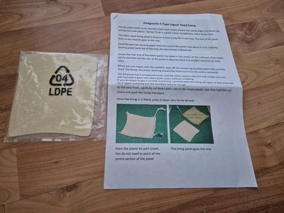 Deagostini Crea La Tua Jaguar E-Type Auto Rivestimento Interno - Immagine 1 di 2