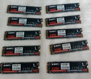 Lot De 10 Pièces EMTEC SSD Power Plus X250 - SSD - 1 TB Hs Pièces Détachées - Photo 1/2