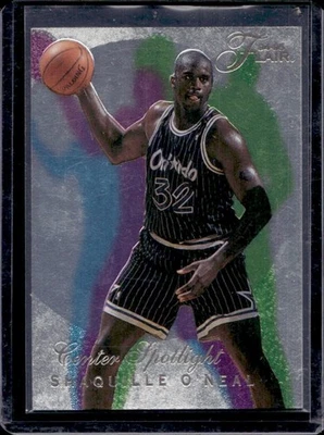 1994-95 Fleer Flair Shaquille O'Neal Center Spotlight #4 Magic - Imagem 1 de 2