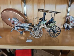 Original Paint Horse Drawn Carriage, Possibly Hubley - Picture 1 of 12