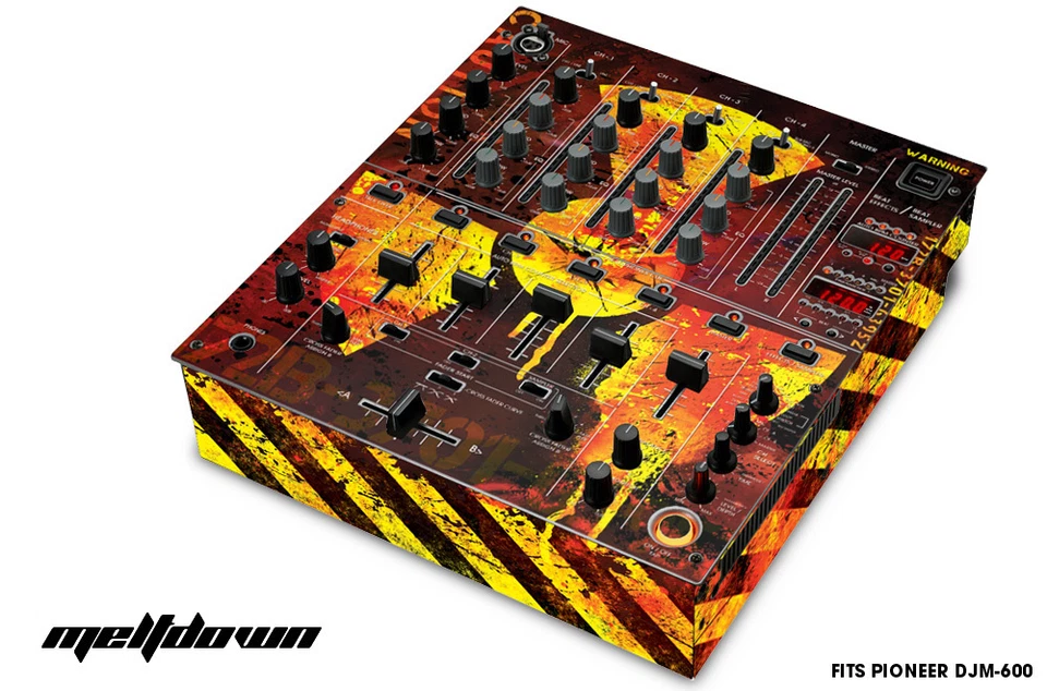 Peau Autocollant Drapé pour Pioneer DJM-600 Dj Mixer CD Pro Audio DJM600 Pièces - Photo 1/1