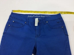 Justice Premium jeans Junior Size 14 Stretch blue Skinny Jeans 29x29 - Picture 1 of 5