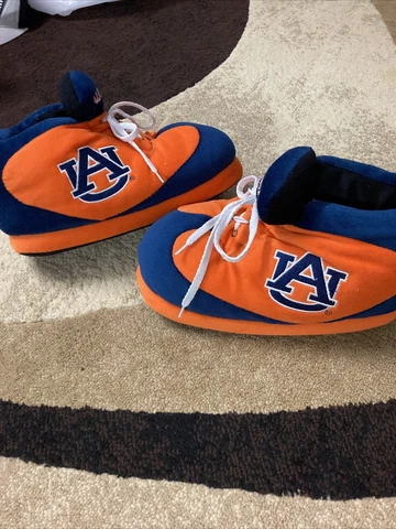Auburn Tigers House Shoes Slippers Size M Size 10-12 Shoe Cover
