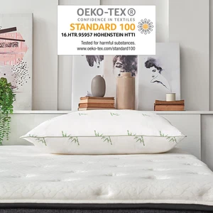 Kopfkissen Yatas Bedding Bamboo Naturfaserkissen Baumwolle Bambusfasern kühlend