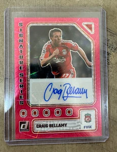 Craig Bellamy 2023-24 Donruss FIFA SIGNATURE SERIES PINK VELOCITY PRIZM SP AUTO - Picture 1 of 2