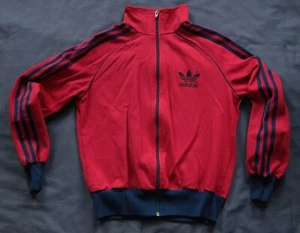 Adidas Jacket Vintage Retro Tracksuit Top Oldschool Trainingsjacke Jacke 80er - Bild 1 von 1
