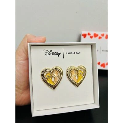 Disney X Baublebar Lion King SIMBA NALA Earrings NIB Rare Find Valentines - Image 1 of 4