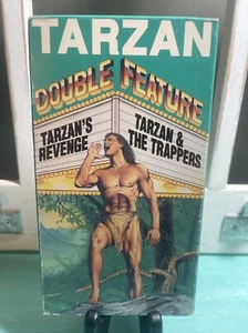 Tarzan's Revenge and the Trappers (VHS DOUBLE FEATURE) Glenn Morris Video - Picture 1 of 4
