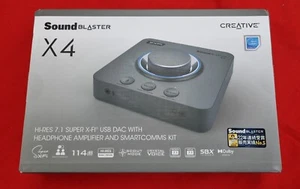 Creative Sound Blaster X4 Hi-Res 24bit/192kHz External USB DAC and Amp Sound Car - Photo 1/2