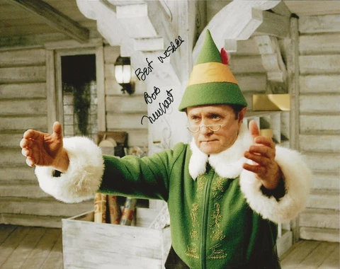 Bob Newhart REAL hand SIGNED Elf Photo #4 COA Autographed Comedian Cover