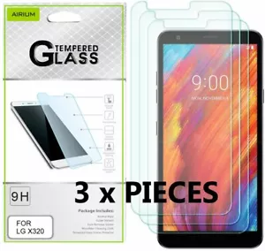 3 x Pieces - Tempered Glass Screen Protector for LG Aristo 4 Plus /Tribute Royal - Picture 1 of 8