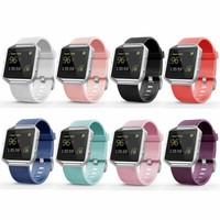 Silicon Replacement Band Strap Wristband Bracelet For Fitbit Blaze Wholesale Hot