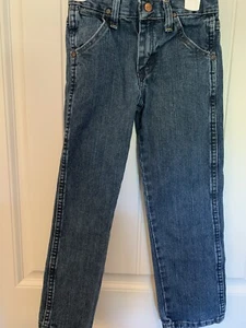 Wrangler Kids Size 7 Reg Jeans Adjustable Waist - Picture 1 of 8