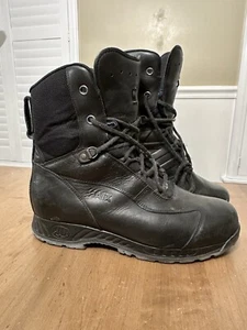 HAIX GSG9-S Ranger Tactical Crosstich Black Man’s Boots 10.5W No Insoles - Picture 1 of 11