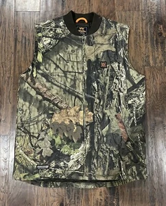 Walls Mossy Oak Hunting Camo Camouflage Scentrex Insulated Quilted Vest Large L - Picture 1 of 8