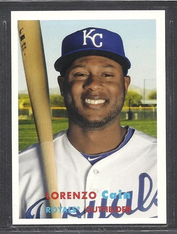 2015 Topps Archives Baseball - #27 - Lorenzo Cain - Kansas City Royals - Image 1 of 1