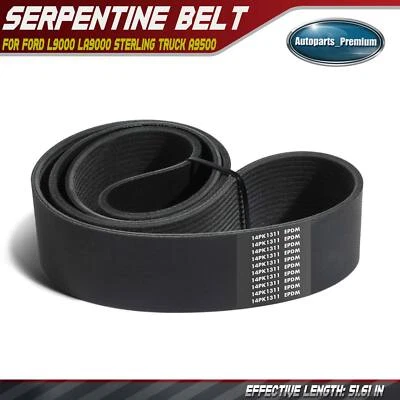 51.61 in Fan Serpentine Belt for Ford L9000 LLA9000 LTS9000 Sterling Truck A9500 - Image 1 of 4