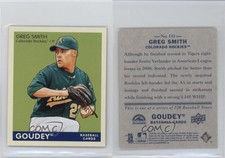2009 Upper Deck Goudey Mini Blue Back Greg Smith #141
