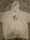 New Sammy Hagar Red Rocker USA Jersey XL White Hoody LOGO ON FRONT AND BACK!