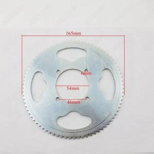 25H 80T 54mm Rear Chain Sprocket For Mini Moto Pocket Dirt Bike ATV Quad Scooter - Bild 1 von 2