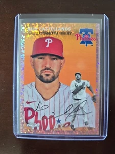 2023 Topps Chrome Platinum Nick castellanos Rose Gold 27/75 - Picture 1 of 2