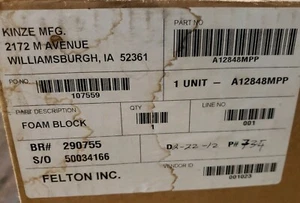 Kinze Singulator Brush Part # GA12848 #1J-2251-B6 - Picture 1 of 4