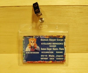 Demon Slayer  Kyojuro Rengoku Corps ID Card - Picture 1 of 2