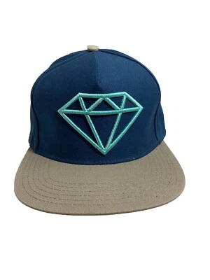 Sombrero Diamond Supply Co Snapback Azul Marino Con Gris Y Turquesa Estilo #20456159 Foto 1 de 4