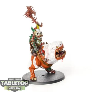 Orks - Beastboss on Squigosaur - bemalt - Bild 1 von 1
