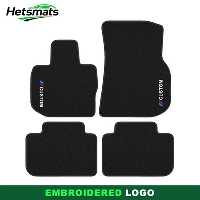 For BMW X4 G02 2018-2025 Custom Black Velour Carpet Car Floor Mats Liners — 第 1/4 张图片