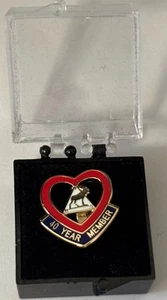 40 Jahre Mitglied Women of The Moose WOTM Lodge 3/4" breite Anstecknadel in Box - Bild 1 von 3