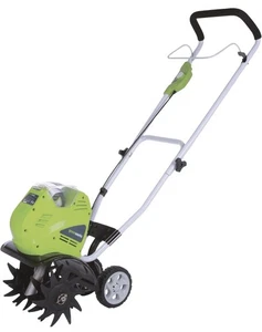 Cordless 40V Electric Tiller Cultivator - Adjustable 10-Inch, Battery Powered - Picture 1 of 4