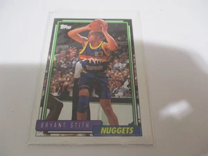 BRYANT STITH 1992-93 TOPPS NBA DOUBLE ERROR RC CARD NUGGETS ROOKIE RARE - Picture 1 of 1