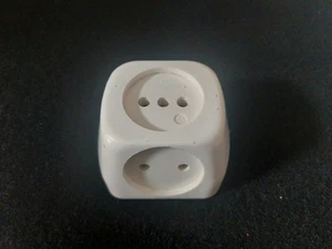 DDR 3 Fach Steckdose Aufputz - Bild 1 von 5