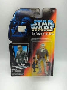 1995 Star Wars Power of the Force POTF Red Card Basic Figuren Han Solo Hoth Gear - Bild 1 von 5