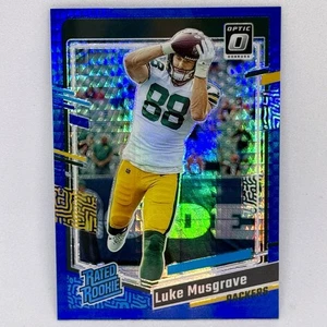 2023 Panini Donruss Optic Luke Musgrave RC Rated Rookie Blue Hyper Prizm SP #241 - Picture 1 of 2