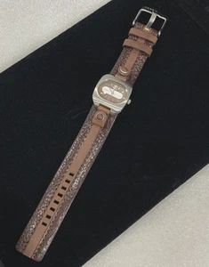 Reloj Mujer Fossil Cuero Genuino Necesita Batería JR-9879BAW Resistencia al Agua - Imagen 1 de 7